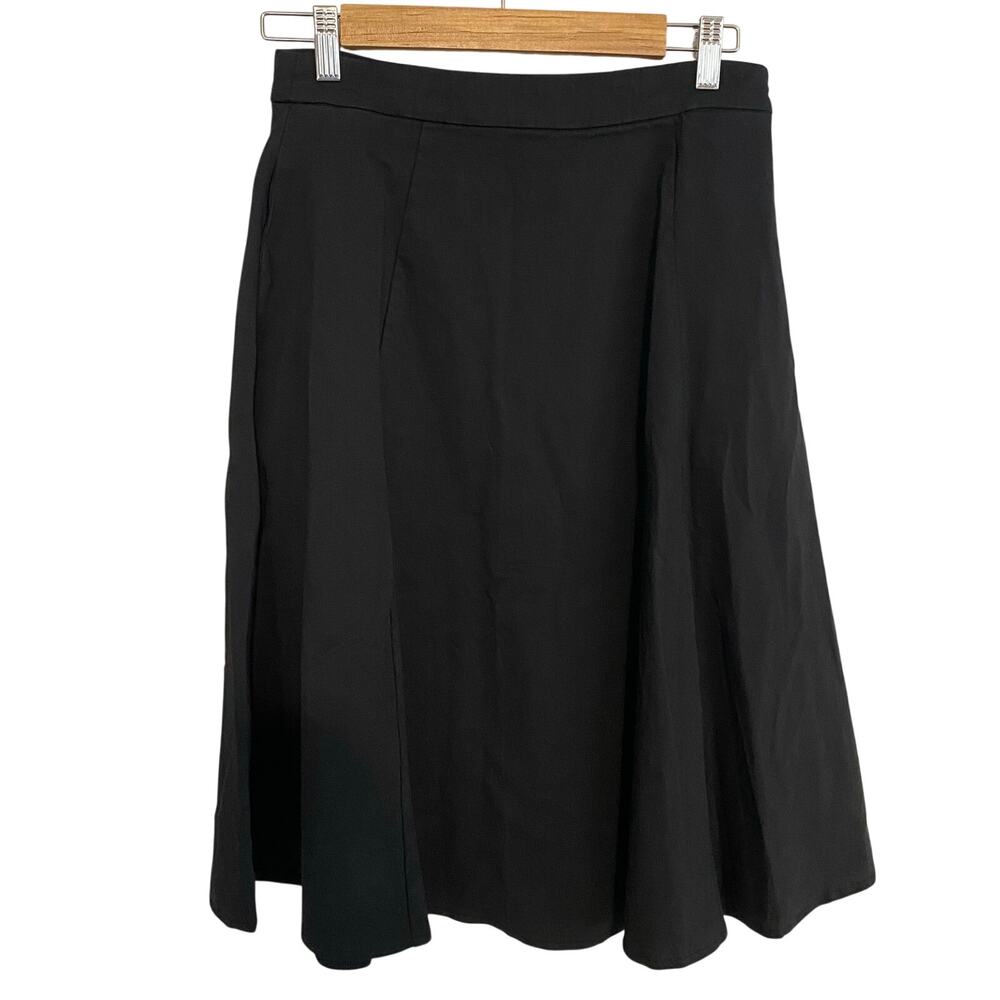 Sourpuss Swing Skirt Womens Size Medium Black Retro Rockabilly Pinup Punk